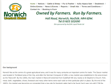 Tablet Screenshot of norwichlivestockmarket.com